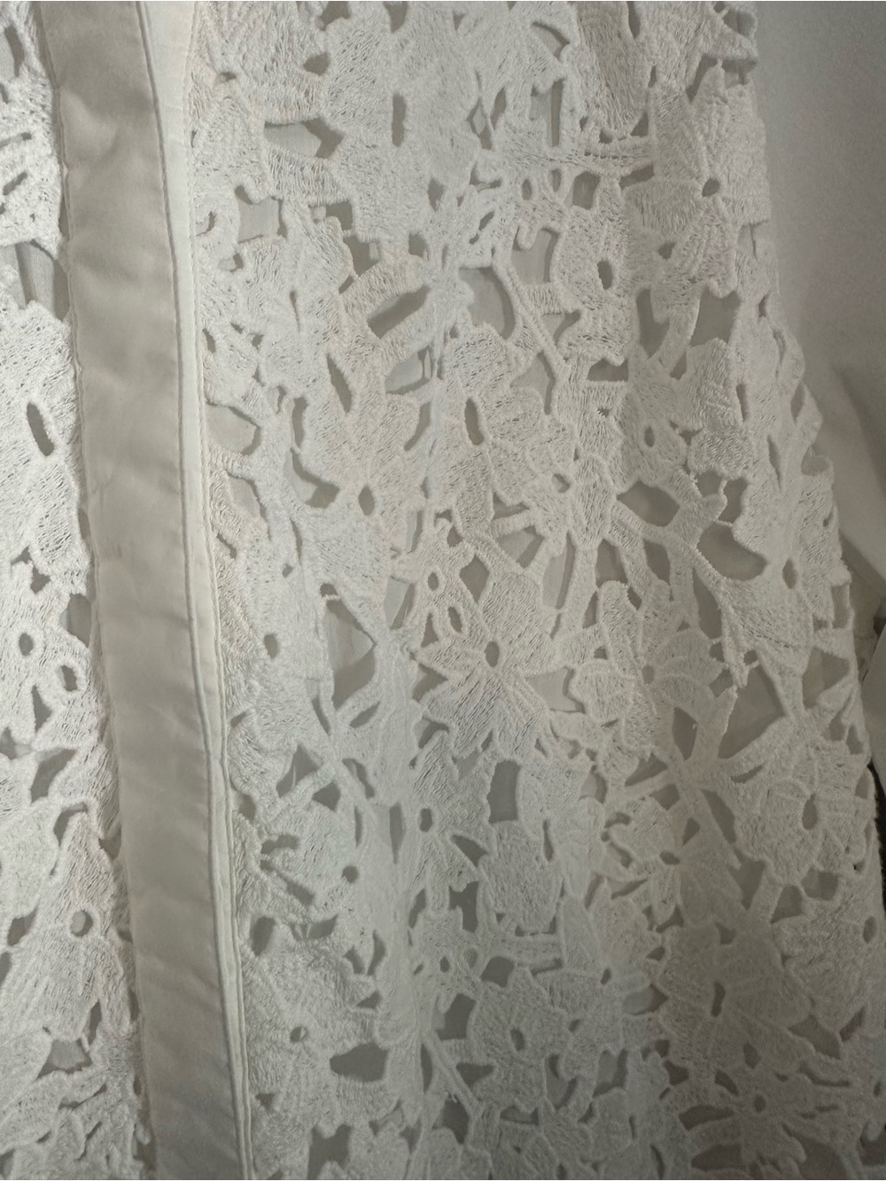 COS Broderie Anglaise White Lace Short Sleeve Shirt Dress Size 10 - Picture 5 of 10